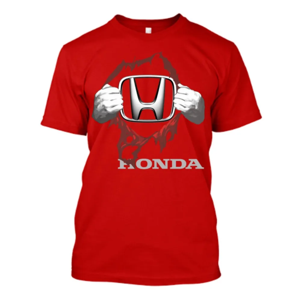 

Honda 2026 New Hot Men's and Women's T-shirt Honda High-end Tee Summer Motorcycle Riding Off-road Basic Spring Racing Top