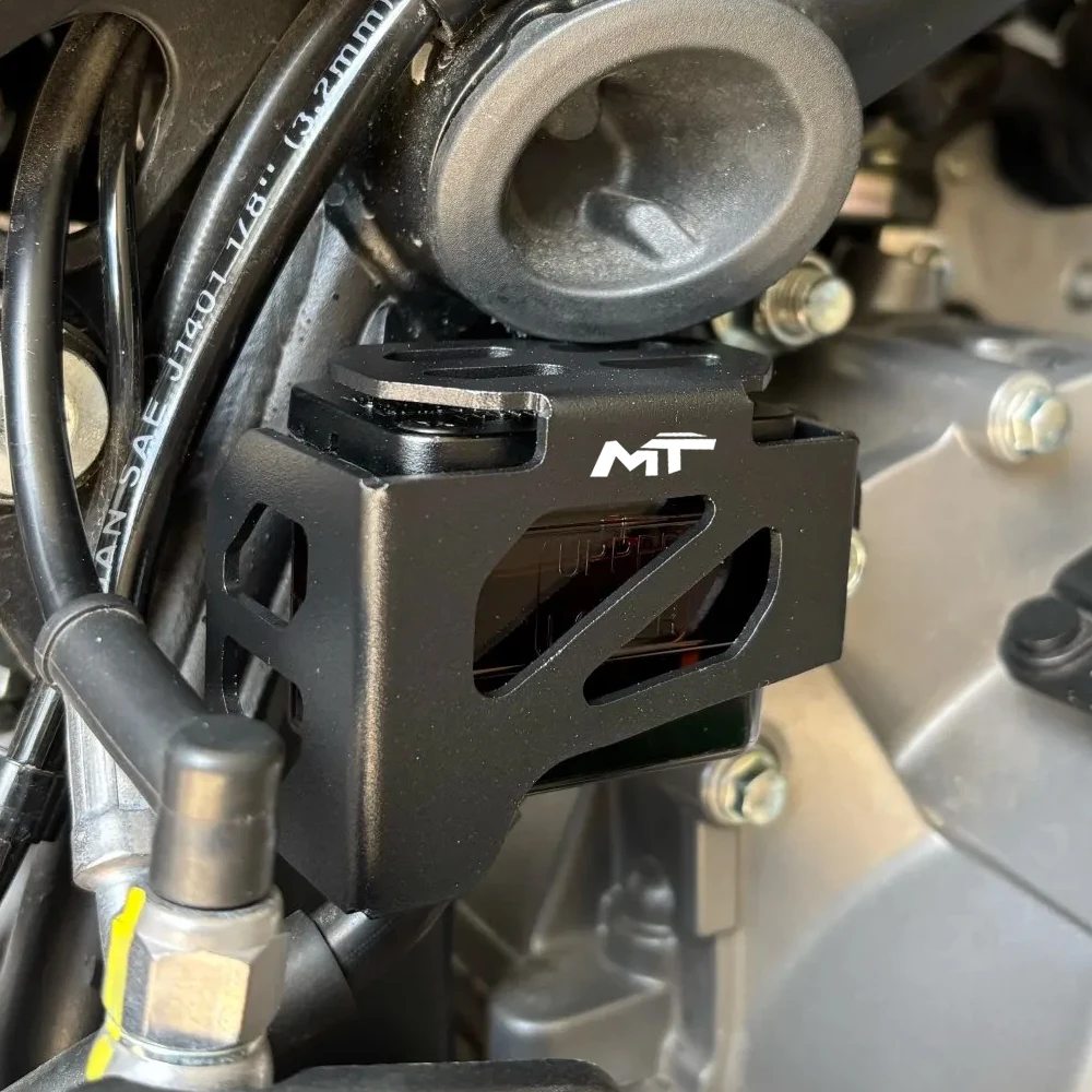 2025 2026 450MT دراجة نارية الملحقات الخلفية سائل الفرامل خزان الحرس غطاء حامي ل CFMOTO CF MOTO CF450MT 450 MT MT450 #6