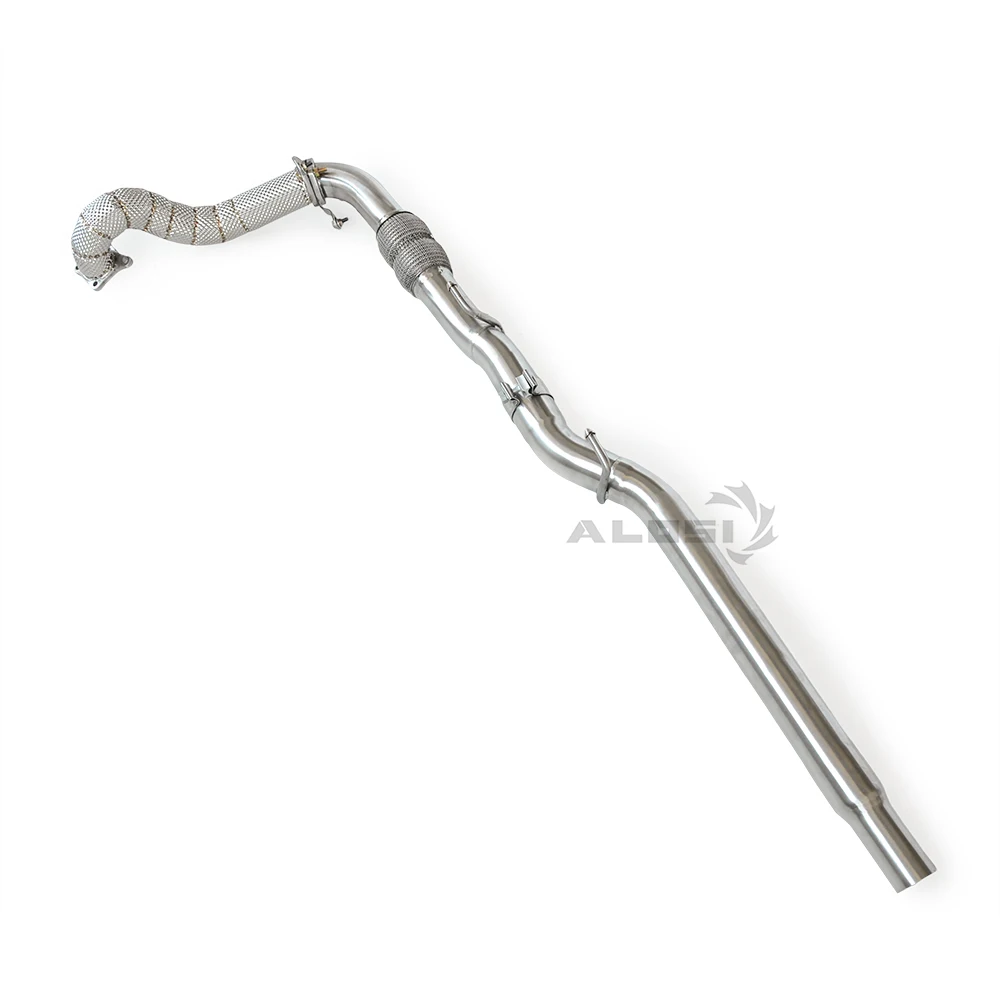 ท่อไอเสียดาวน์ไปป์ เหมาะสำหรับรถยนต์ Volkswagen Polo GTI 1.4T ปี 2010-2014 ท่อไอเสียดาวน์ไปป์ประสิทธิภาพสูงพร้อมชั้นฉนวน