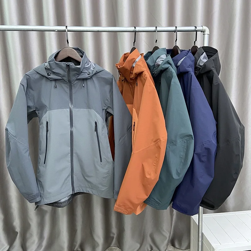 

Outdoor Men Three Layer Hard Shell Waterproof Beta AR Jacket Top Quality Male Hiking Camping Skiing Fishing Coat Outwear