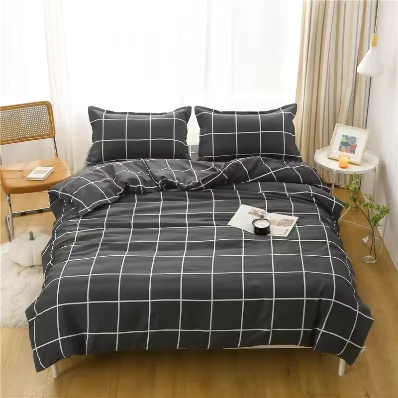 Autumn and winter duvet cover single piece skin friendly duvet cover student four piece set single double dormitory 150x200 duve