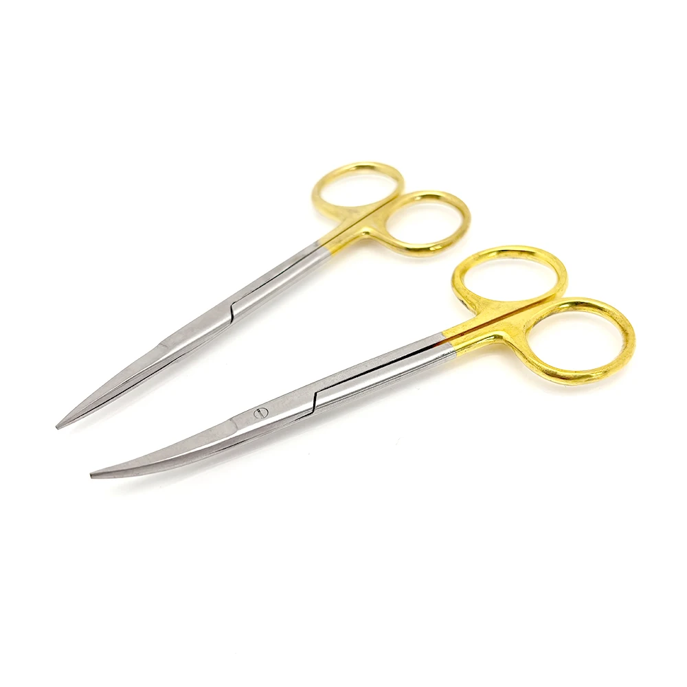 

11.5/14Cm Stainless Steel Medical Dental Surgical Scissors Ophthalmic Scissors Straight or Curved Hemostatic Forceps Instrument
