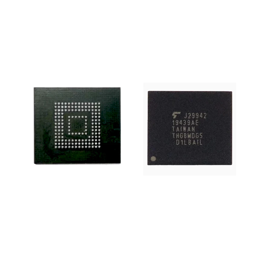 1pcs of THGBMDG5D1LBAIL Original Genuine THGBMDG5D1LBAIL BGA-153 4GB eMMC ver 4.5 NAND Flash Serial Integrated Circuit Chip