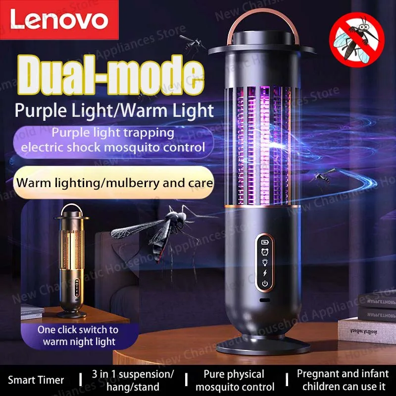 Image of Lenovo Mückenvernichtungslampe für den Heimgebrauch, kommerzielle Nutzung, USB-Ladeversion, Outdoor-Campinglampe, Mückenvernichtungsgerät