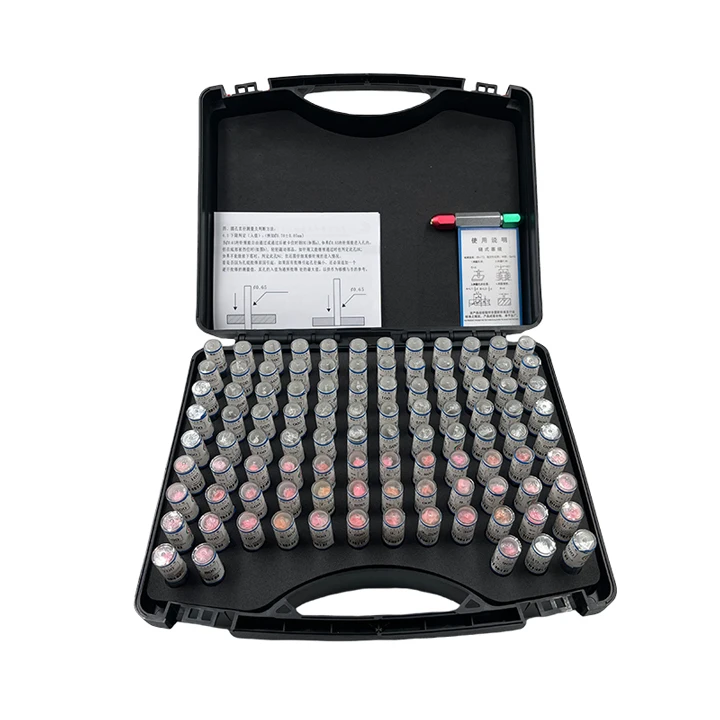 Präzisions-Messdorn-Set, Bereich 0,1-6,00 mm, Schritt 0,01/0,05/0,1 mm, Präzisions-Lagerstahl, Anpassung für industrielle Messungen und Inspektionen – Detail 5