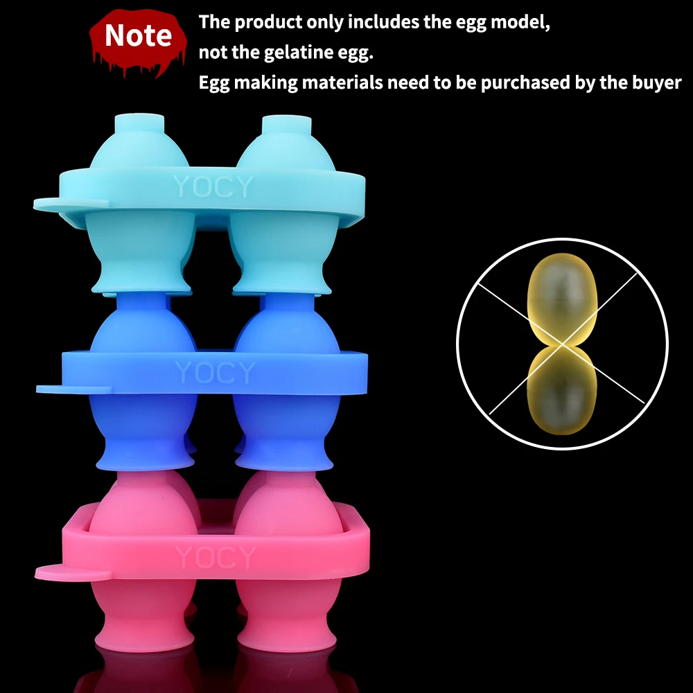 QAAI Silicone Ovipositor Gelatin Egg Homemade Model Vagina Laying Eggs Sex Toys DIY Device For Adults 18+