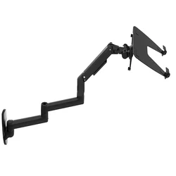 V63WT / XSJ8013WT Wall Mount Laptop Holder Ultra Long Arm Mechanical Spring Full Motion 2 in 1 Laptop Monitor Holder Lapdesk