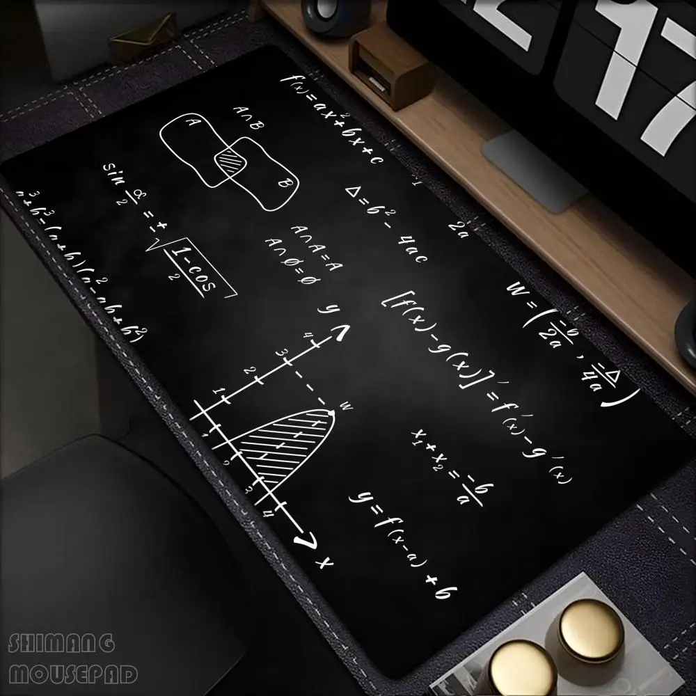 Equation Large Mouse Pad Pc Gamer Math Chemistry Physics Objects Gaming Accessories Teclado Mat Deskmat Laptop ковер Mousepad 3d