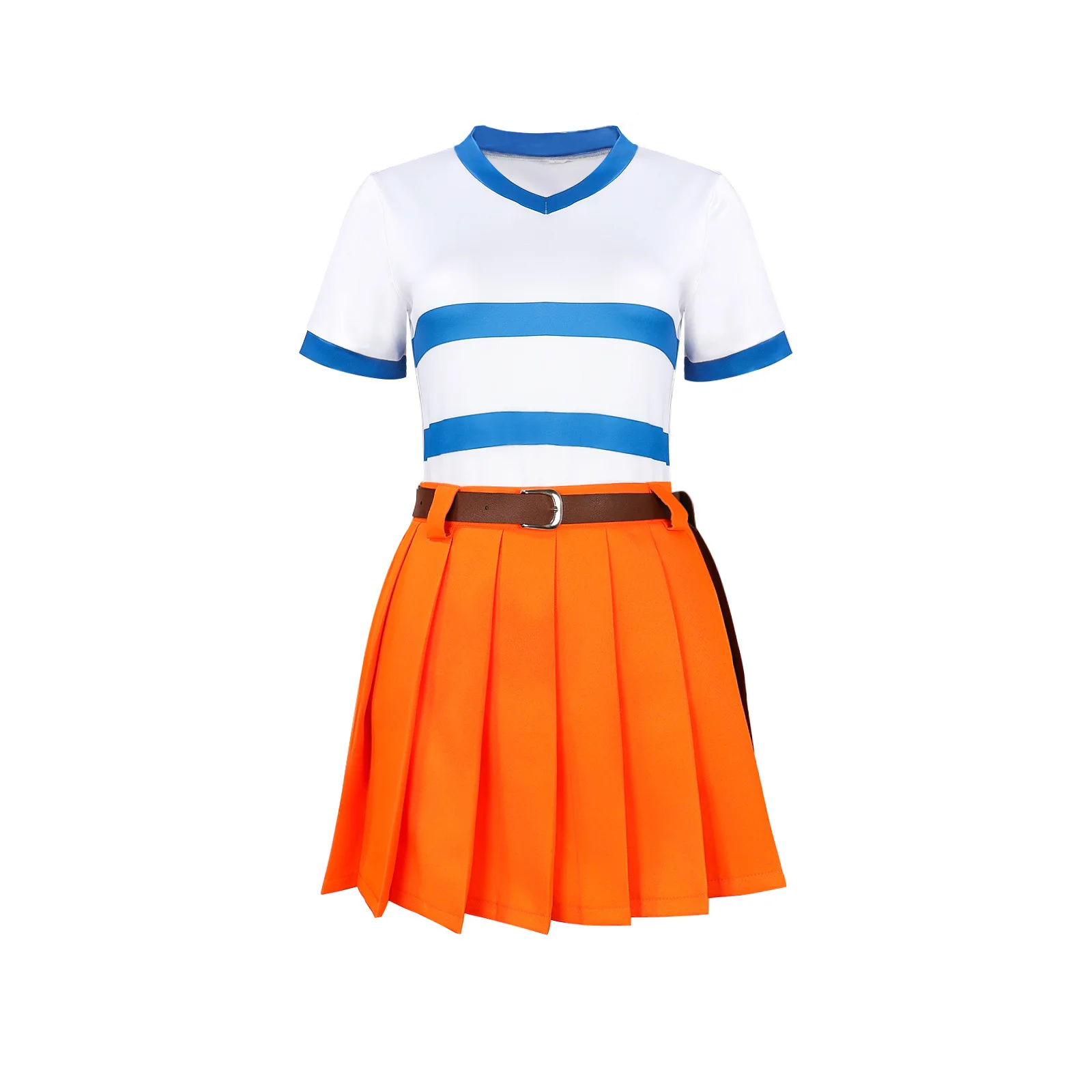 

Real-life Movie Nami Cosplay Costume, Real Person Dressed Up As Nami Cosplay, Halloween Anime Performance Costume
