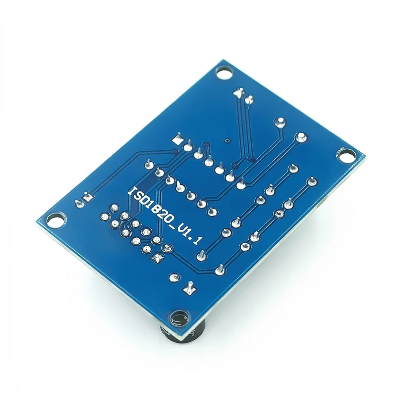 ISD1820 Voice Module Recording And Playing Audio Module Onboard Microphone Blue PCB Board