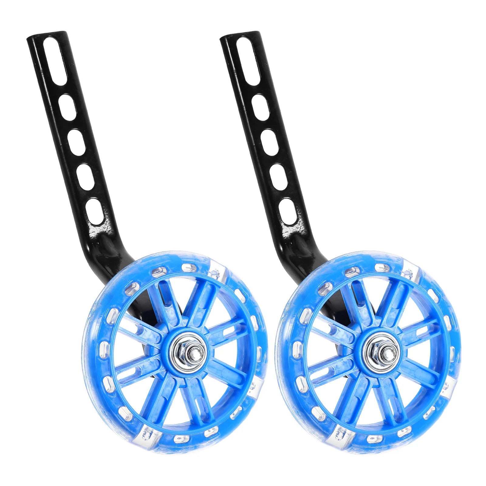 

Auxiliary Wheels for Kids Bike Durable Material Balance Flashing Replacement Easy Installation Children Accessories