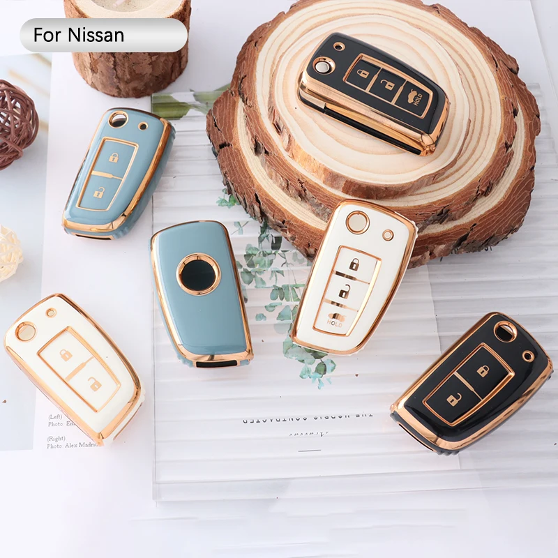 

New Soft TPU Car Key Case For Nissan Qashqai J11 X-trail Trail Murano MAXIMA ALTIMA Juke Micra Tiida Pulsar 2014-2018 Auto Parts