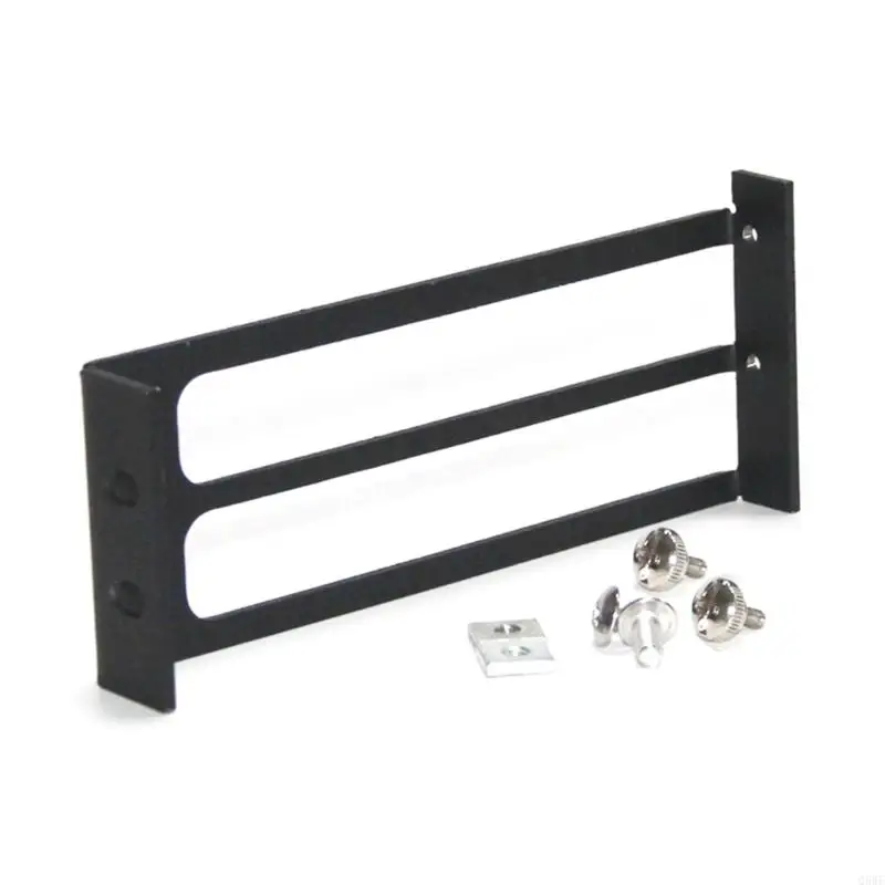 Q5WF Supporto video grafico in lega alluminio raffreddamento Staffa supporto verticale Supporto GPU Deflettore