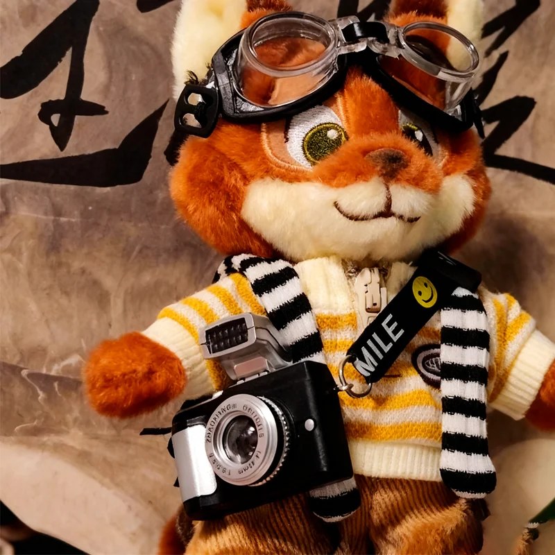 

Zootopia Little Fox Nick плюшевая подвеска униформа комплект кукла сумка брелок милая мягкая кукла трансграничная горячая распродажа мягкий праздничный подарок