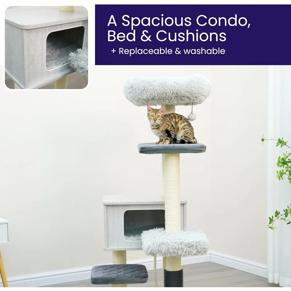 Set di 2 librerie alte e moderne da 2 con 10 cubi, libreria da pavimento, soluzione di archiviazione elegante