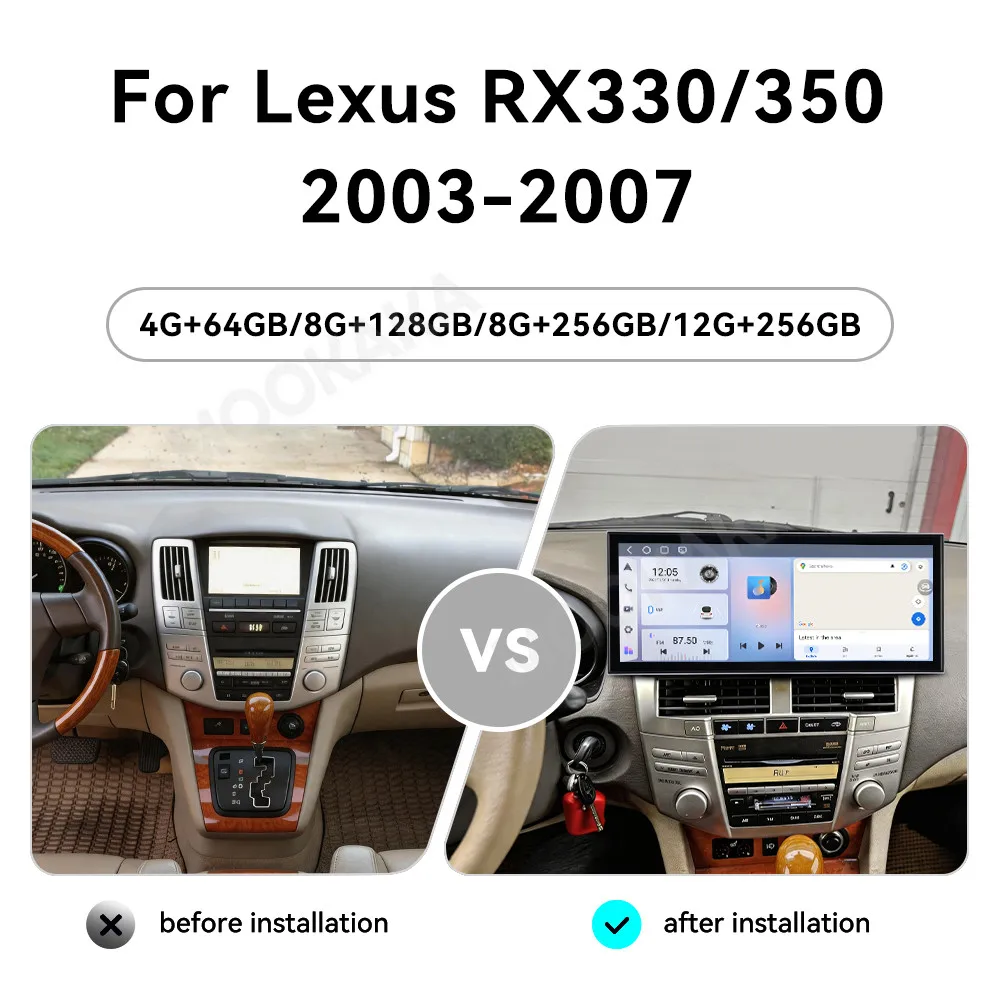 Android 15 Radio Car For LEXUS RX330 350 2003~2007 15.8 INCH Qualcomm Multimedia Player Navigation Car Stereo Receiver Head Unit