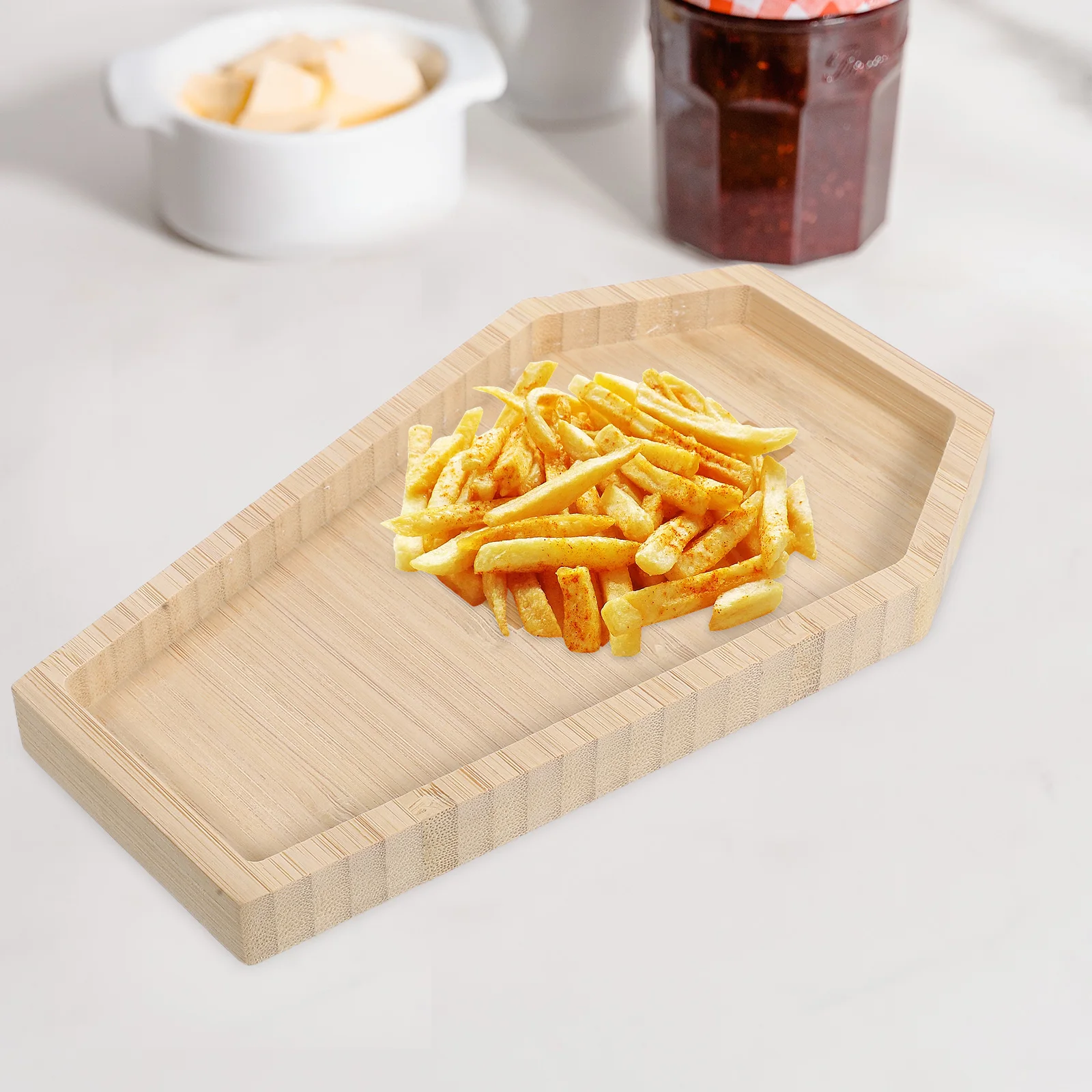 

Halloween Wooden Coffin Snack Tray Unique Charcuterie Board For Party Appetizer Decor Lightweight Portable Accessory