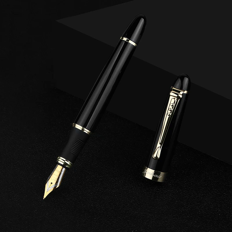 Jinhao X450 Fountain Pens Fine Nib 0.7mm Gold Clip Metal Inking Pens for Student School Office Supplies Writing Stationery