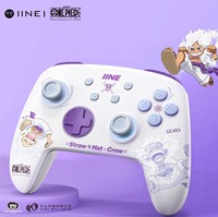 IINE ONE PIECE Luffy Switch Pro Bluetooth Wireless Gamepad L945 5-speed NFC Vibration Game Controller for NS PC Switch Steam