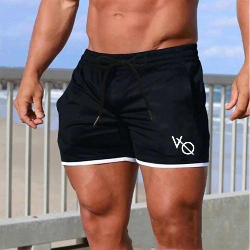

Summer Men Sports Shorts Fitness Basketball Beach Pants Mesh Breathable Bodybuilding Gym Training Shorts Men's Sweatpants