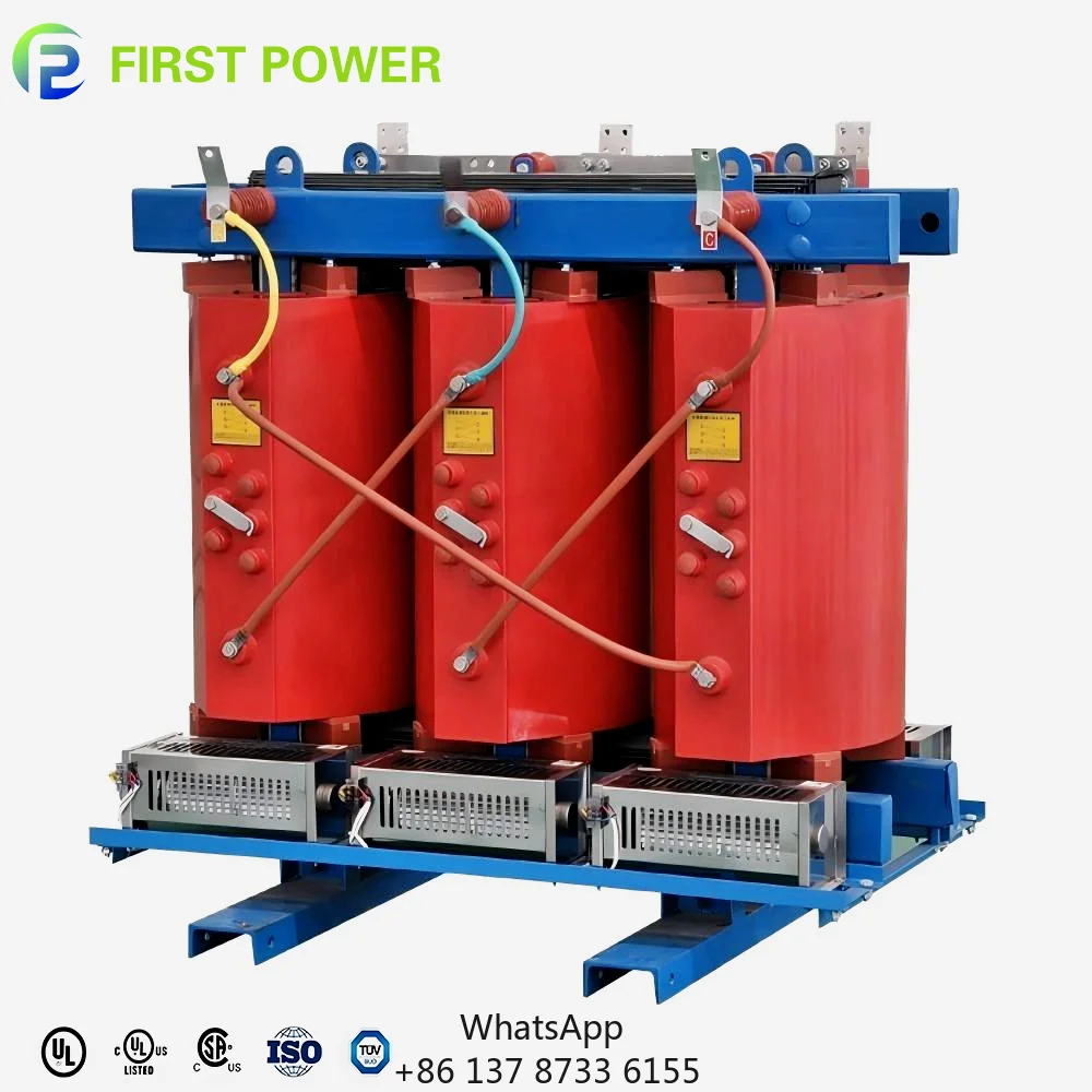 IEC Standard 125KVA Dry Type Power Transformer 20KV 0.4KV Three Phase Coil Copper For Electric Power Distribution