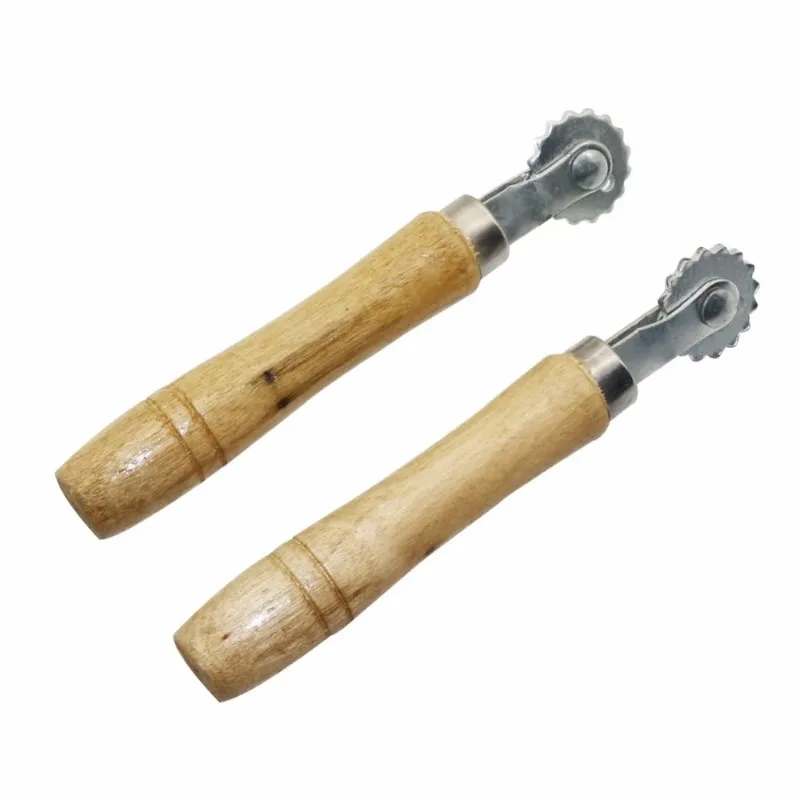 Nest Foundation Wire Embedding Roller Wooden Handle Manual Gear Wire Embedding Beehive Nest Frame Beekeeping Apiculture Supplies