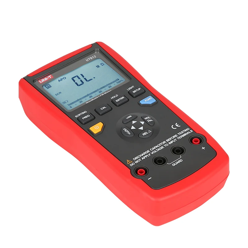 Ut612 Precise Professional Electrical LCR Digital Bridge Meter Inductance Capacitance Resistance Tester Multimeter Multifunction