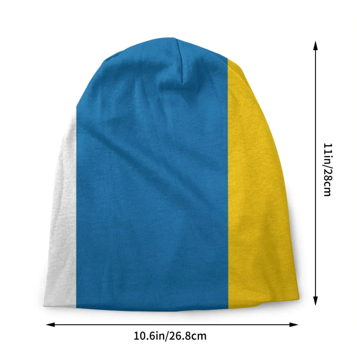 Canary Islands State Flag Bonnet Hats Hip Hop Knitting Hat For Women Men Winter Warm Skullies Beanies Caps