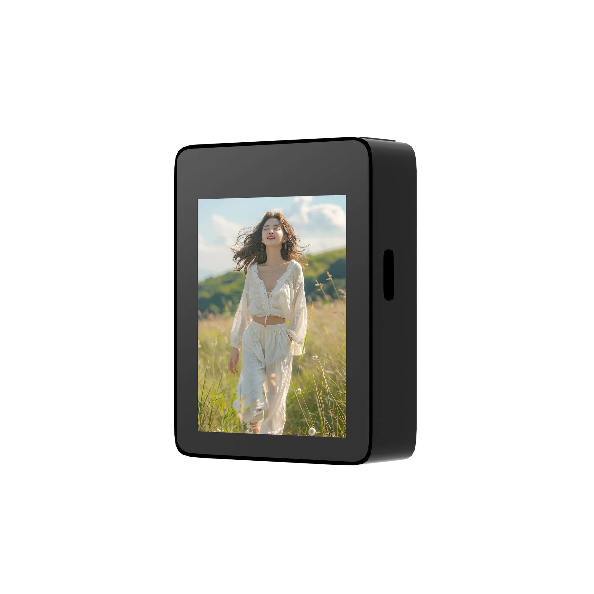 Bluetooth Wireless Mobile Phone Magnetic Suction Selfie Screen Projector Live Selfie Display Mobile Phone Rear Split Screen