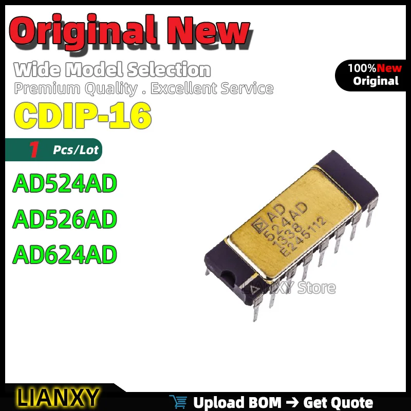 1pcs CDIP-16 AD524AD AD526AD AD624AD Instrumentation Amplifier New Original
