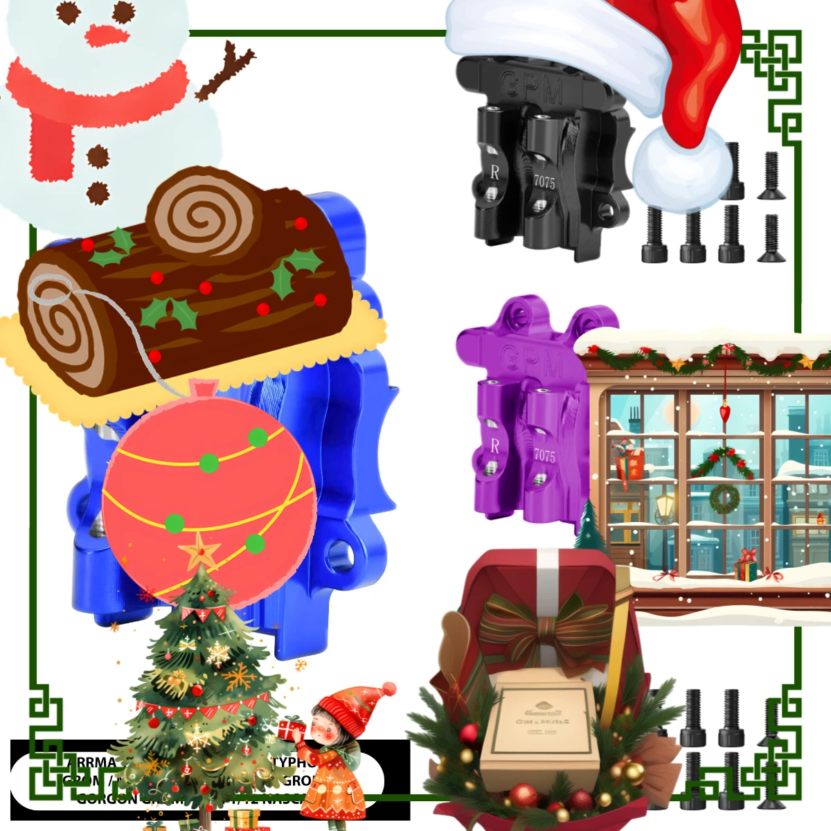 

Алюминиевая задняя крышка дифференциала GPM 7075 для моделей ARRMA 1/18 GRANITE Small Granite NASCAR