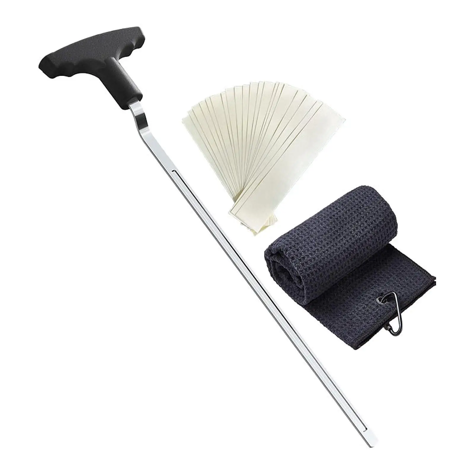 Golf Club Grip Removal Tool with Tape Grip Dismantling Portablec with Towel Equipment V Groove Grip Remover Men Women Golfer