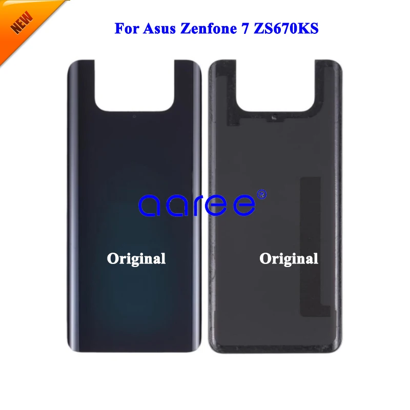 Battery Cover For ASUS Zenhone 7 Back Housing For AUS Zefone 7 ZS670KS Back Housing Door With adhesive