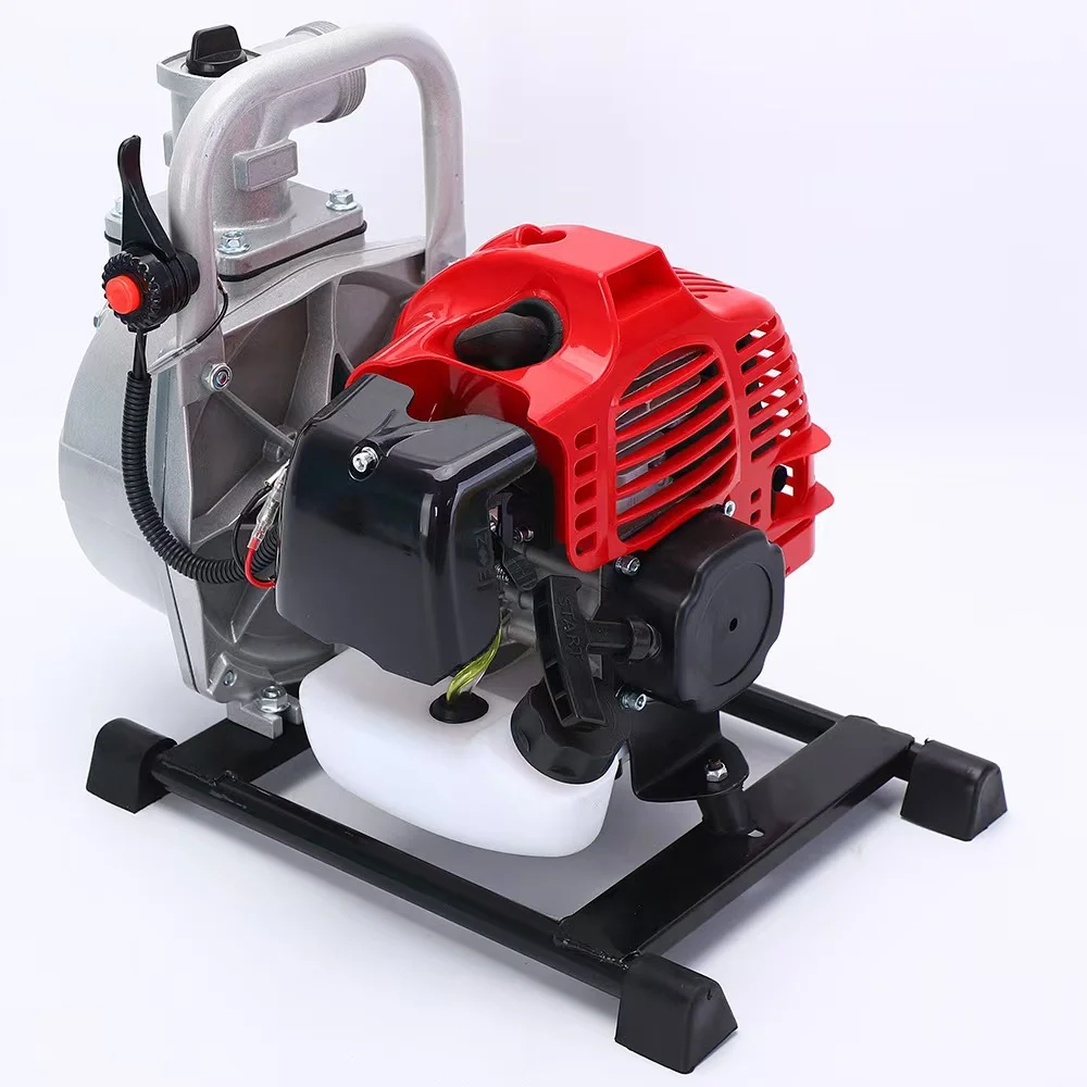 Push mower Small side-hanging weeder Home gasoline backpacking micro-tiller Four-stroke grass cutter