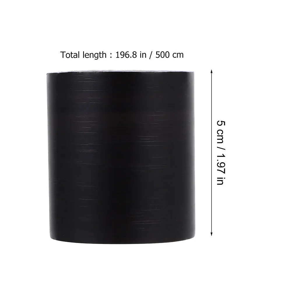 2 لفات مرنة لاصق جدار صب تقليم التفاف مجلس ملصقات ديكور الطابق السقف الأسود بولي كلوريد الفينيل ذاتية اللصق تقليم ل #6