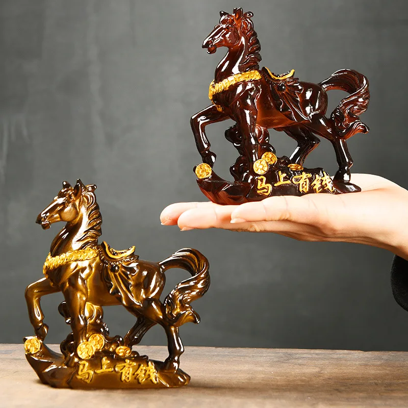 Lucky Horse Tea Pet Ornament Watering Color Changing Premium Suitable For Tea Ceremony Tea Set Tea Accessories Tea