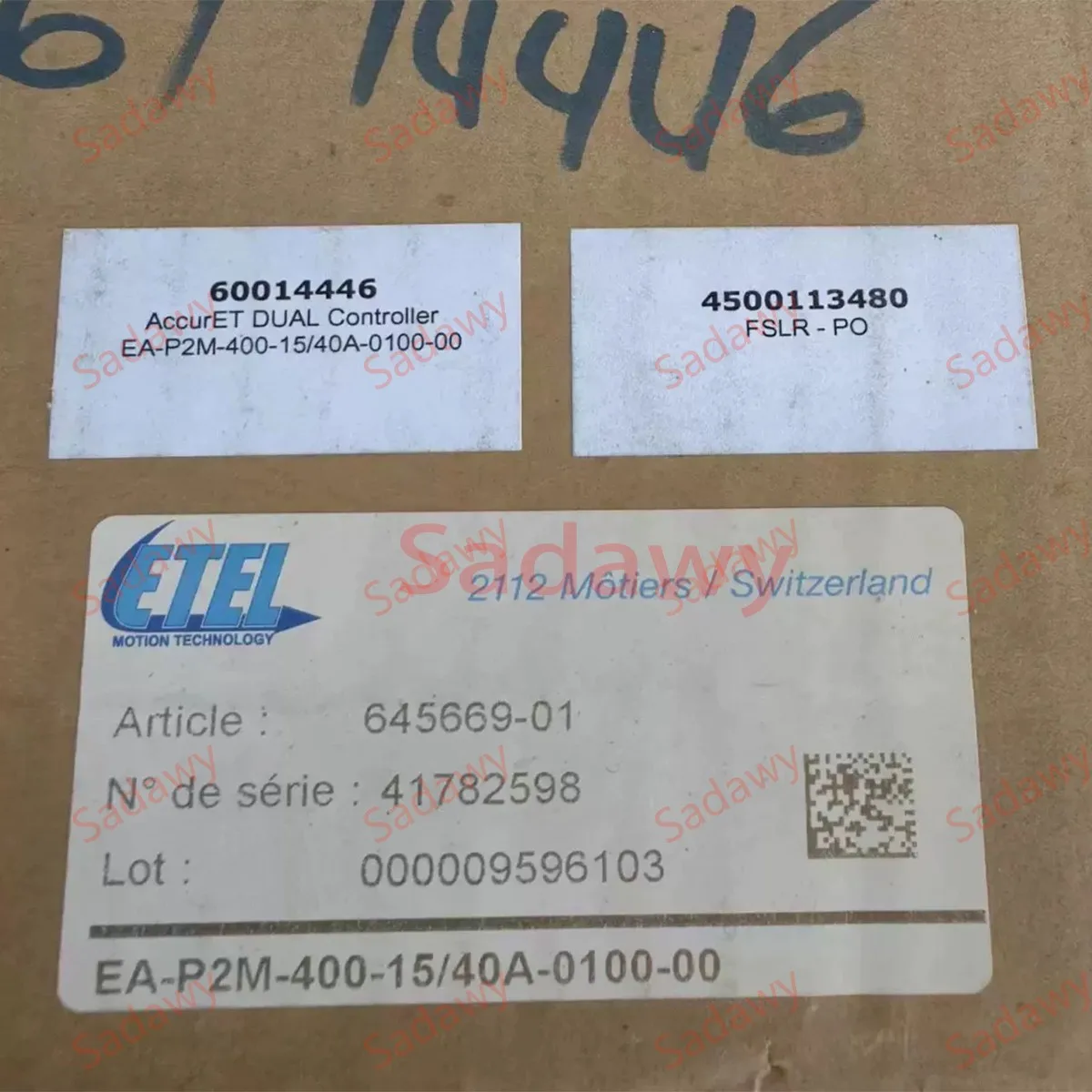 ET-EL EA-P2M-400-15/40A-0100-00 Controller di posizione modulare AccurET