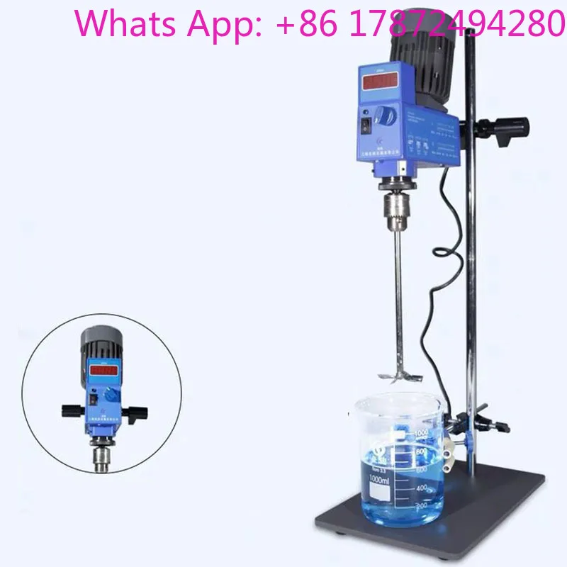 0528NEW GZ120-S Digital Display Cantilever Laboratory Electric Mixer Overhead Stirrer Lab Stirrer Mixer 110V/220V