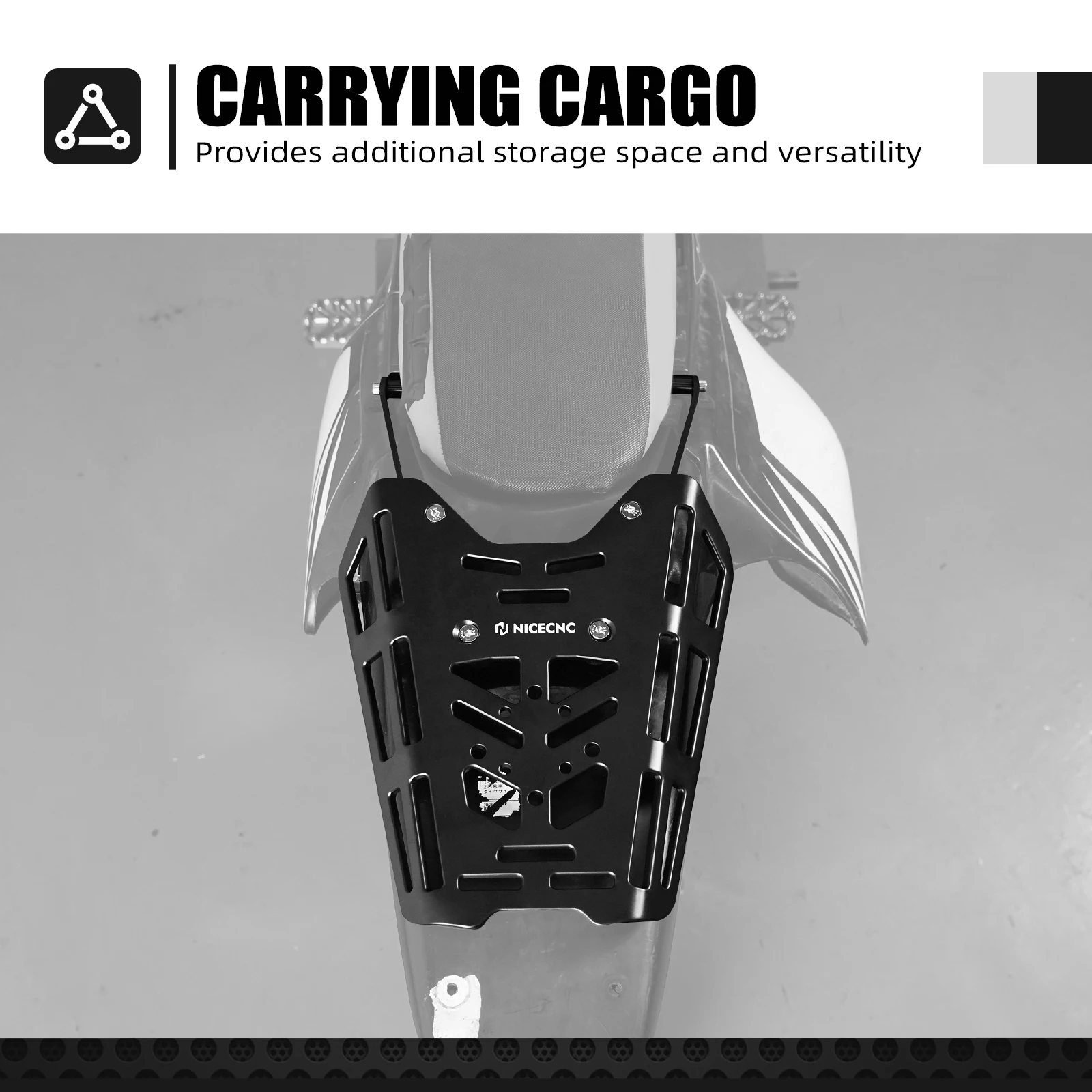 2024 Per Suzuki DRZ400 DRZ400E DRZ400S DRZ400SM DR-Z400 ES SM 2000-2024 DR-Z4S Z4SM Moto Posteriore Portapacchi Coda Kit di Carico
