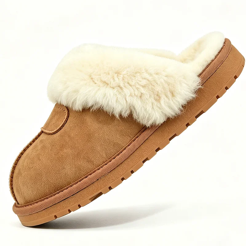 Women'S Shoes Quality - Kadınlar için doğal kürk terlik kış