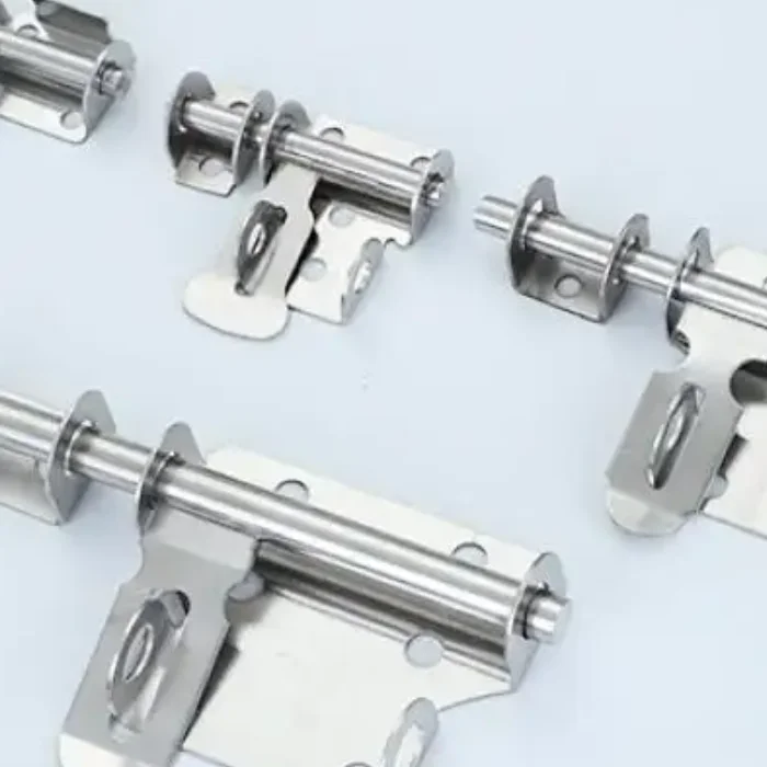 مزلاج باب من الفولاذ المقاوم للصدأ، مجموعة قفل مسامير منزلقة صلبة لتعزيز أمن المنزل #1