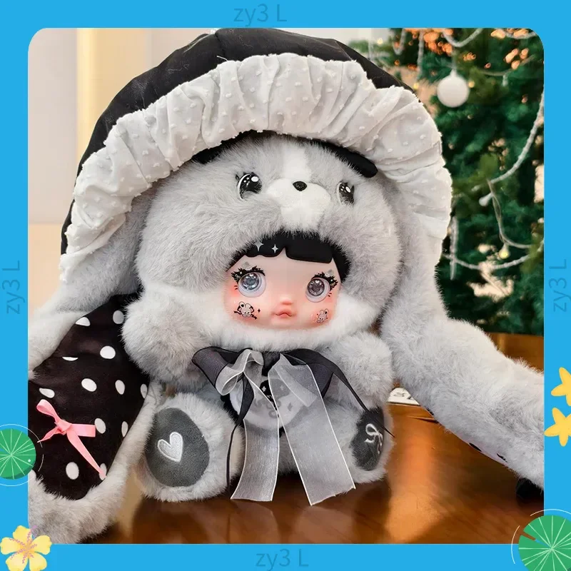 In Voorraad Echte Nommi 400% Paddestoel Hoed Serie Blind Box Woondecoratie Kleine Konijn Pop Vakantie Verrassing Giftcute Knuffel