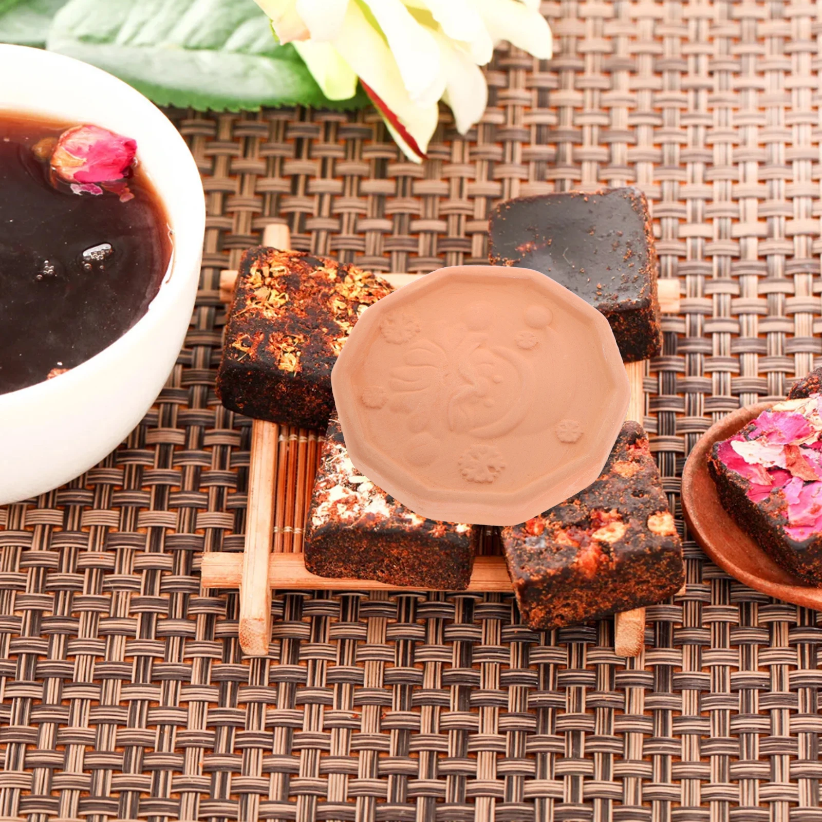 

4pcs Reusable Brown Softener Disc Terracotta Sugar Saver Moisture Retention Food Storage Container Compatible Brown Sugar Keeper