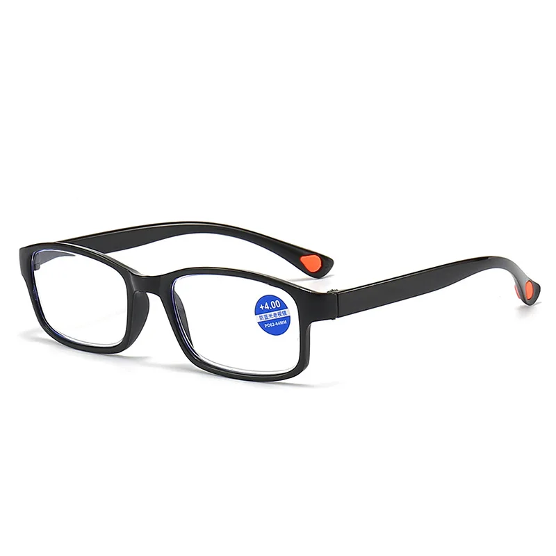 Blue light resistant presbyopia glasses for men and women, elegant and comfortable for the elderly, full frame farsightedness,