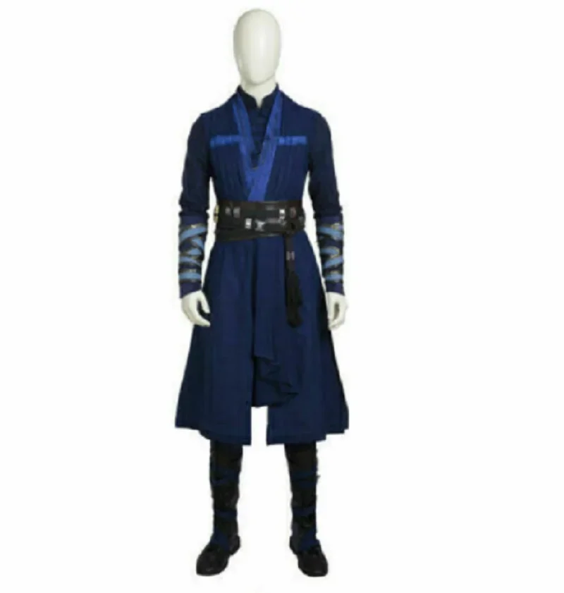 Doctor Strange Cosplay Costume And Blue Steve Cosplay Set For Halloween Set Adult