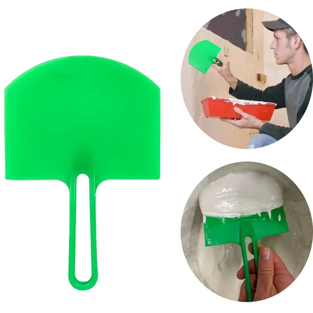 2Pcs Curved Bucket Scoop Putty Board Plaster Trowel Paint Scrapers Brushes Scraping Decals Patch Construction Applicator Board