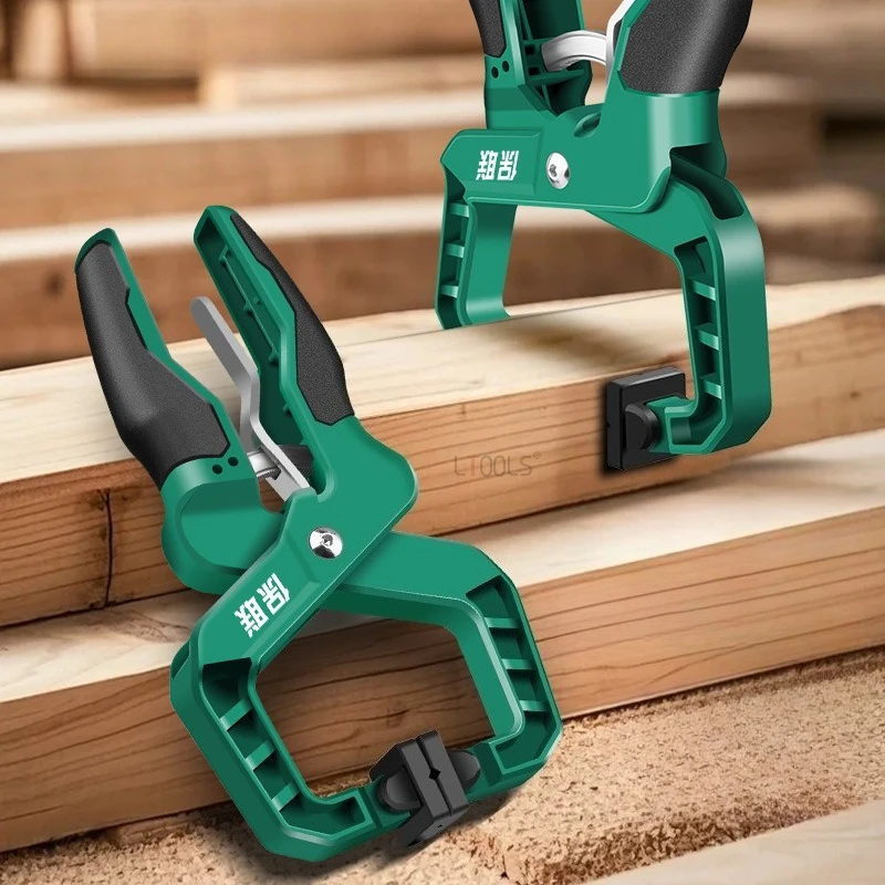 

Woodworking Stable G Clip Anti Falling Durable Fixed Self Locking Fixture Quick Ratchet Rubber Coat Handle Clam Carpentry Tools