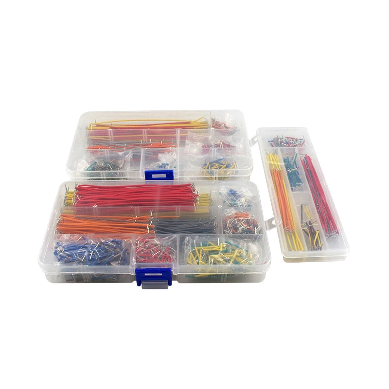 140/350/560/pz a forma di U senza saldatura Breadboard Jumper Cable Wire Kit per circuiti di prototipazione PCB Bread Board, per fai da te
