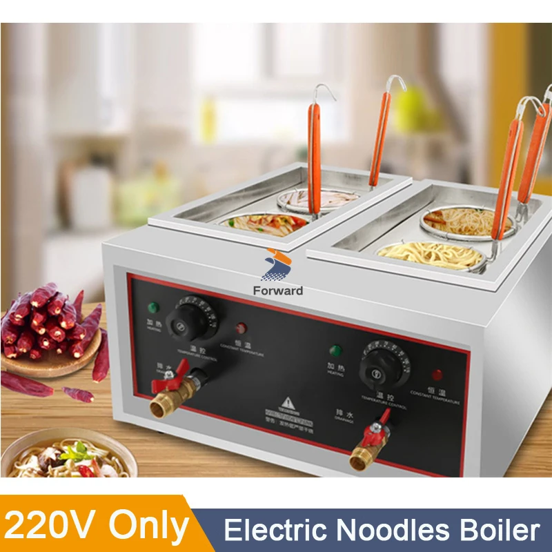 Stainless Steel Noodle Cooker Pot Multifunctional Electric Cooker Commercial Electric Desktop Noodle Soup Cooker