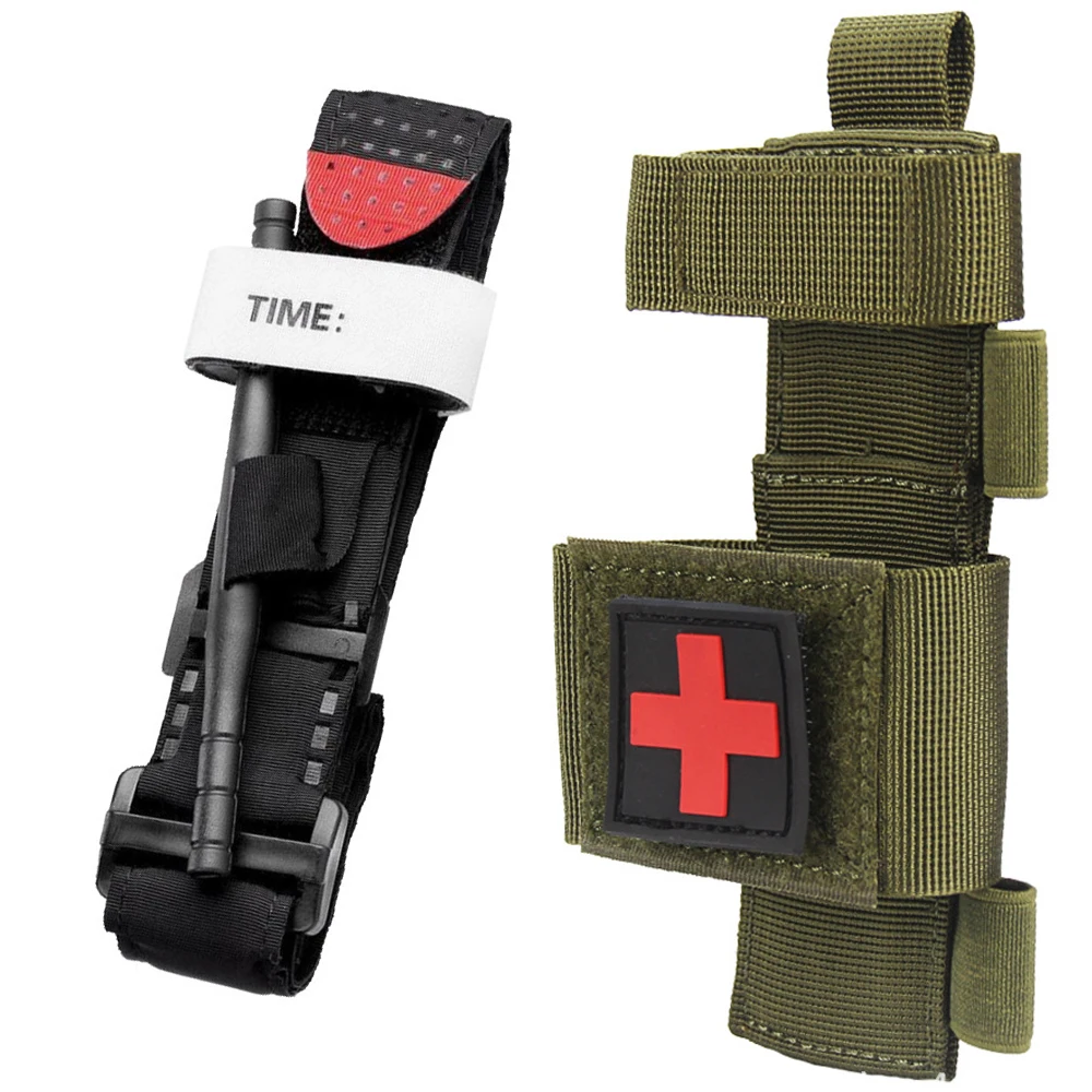 Bolsa MOLLE táctica botiquín con torniquete y cizalla médica - imagen 2